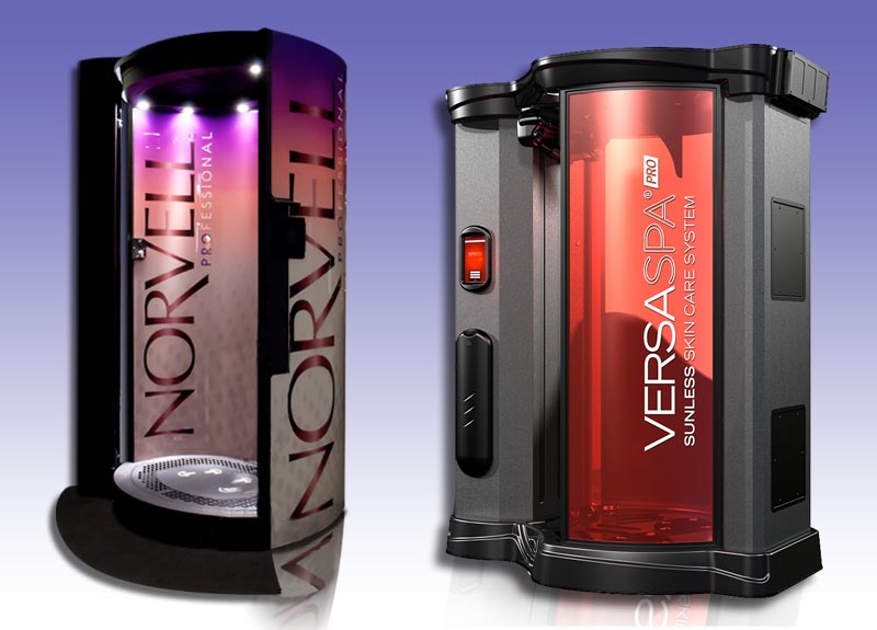 Zoom Tan has private, comfortable and clean spray tanning rooms with norvells and versa pros